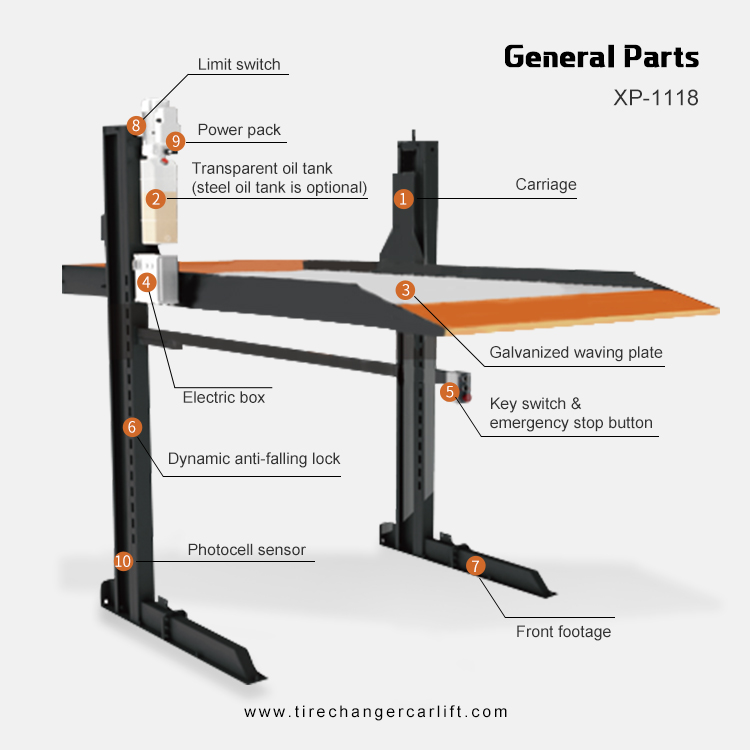 New Design Two-Post Car Parkin - огляд і ціна Auto Repair Shop Design