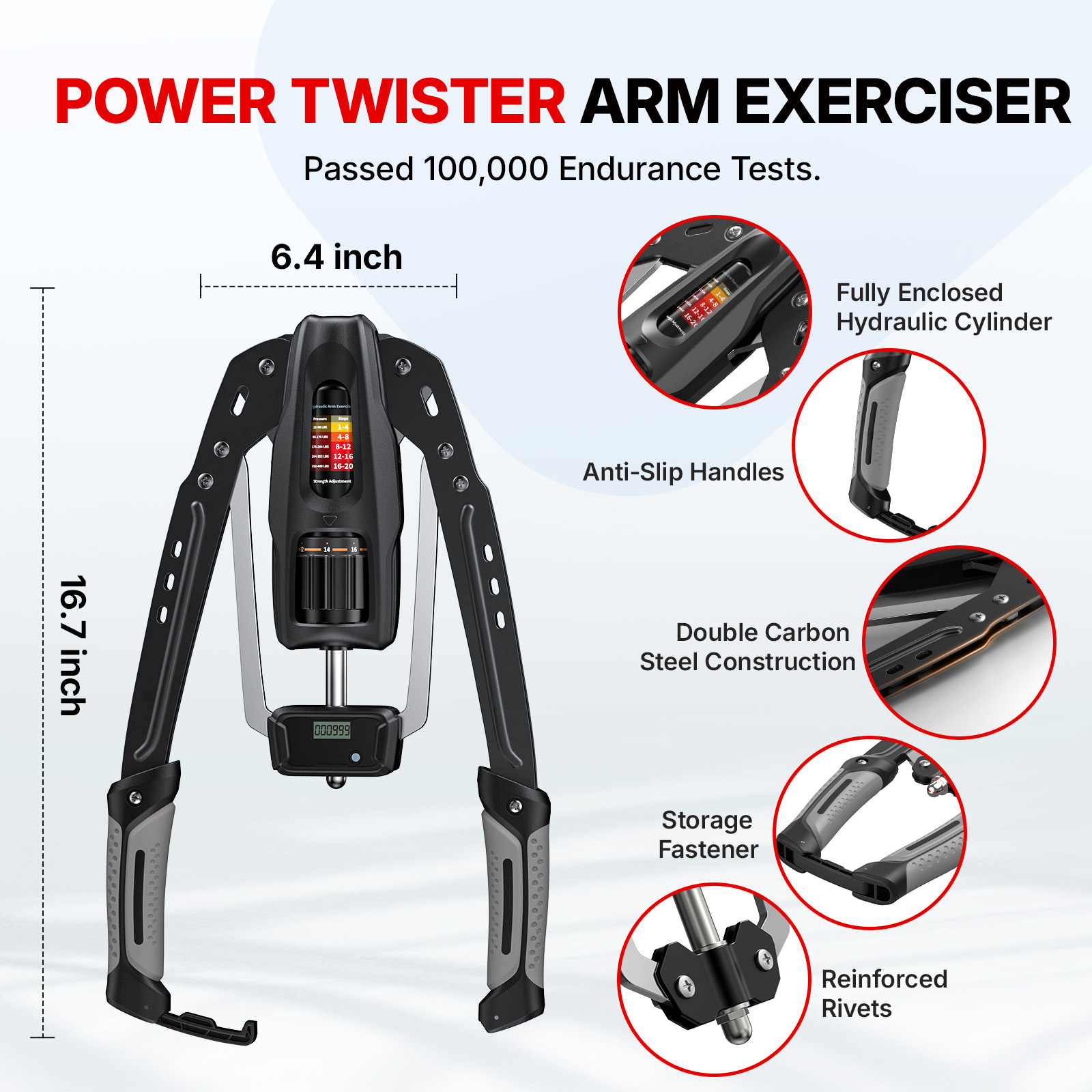 Merach Twister Arm Trainer Wit - огляд і ціна Engine Hoist Crane