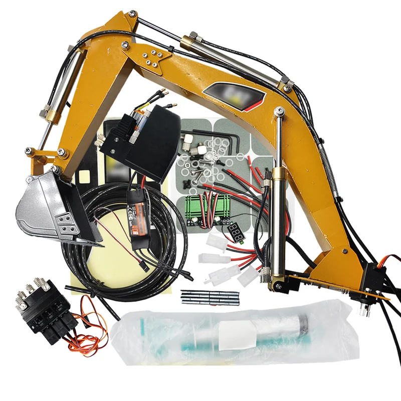RC Excavator Metal Hydraulic M - огляд і ціна Engine Hoist Crane