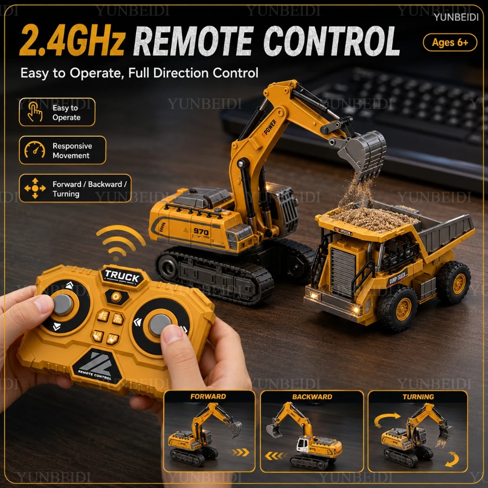 Remote Control Mini Alloy Car  - огляд і ціна Engine Hoist Crane