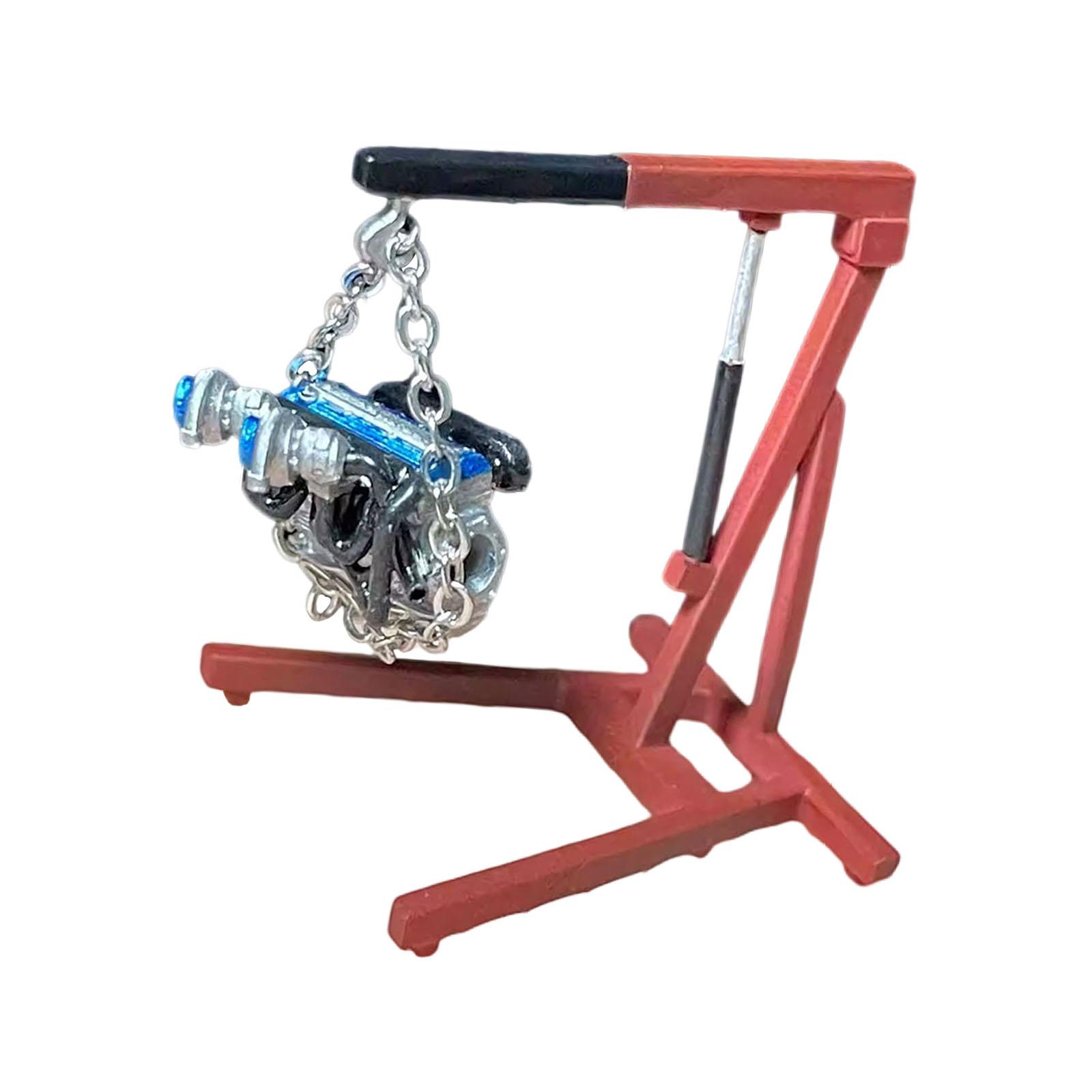 1:64 Diorama Car Engine Crane  - огляд і ціна Engine Hoist Crane
