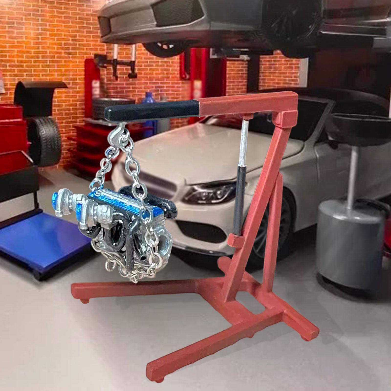 1:64 Diorama Car Engine Crane  - огляд і ціна Engine Hoist Crane